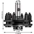 thumbnail image 2 of Slip Clutch VEVOR 1 3/8 PTO, extremos redondos lisos, acero carburado, 2 of 9