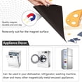 thumbnail image 4 of Yayeee Magnetic Dishwasher Cover for The Front Decoration Home Kitchen Machine Sticker Protector, White Mushroom, 4 of 6