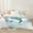 Teal Brown, variant on Erosebridal Funny Cat Riding Shark Sherpa Blanket 90x90, Ocean Animal Wildlife Fuzzy Blanket Throw, Marine Bedroom Decor