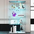thumbnail image 7 of Sturdy 4-shelf glass cabinet with two doors | Easy to set up, displays collectibles in style, 7 of 7