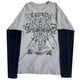 thumbnail image 3 of MHFRRA Camiseta Informal Estampada de Moda para Mujer, con Capas, para Uso Diario, para Primavera y Otoño, con Jeans, Cómoda y Elegante. Gris, 3 of 3