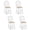White, variant on Dayalane Farmhouse Windsor Dining Chairs Set of 6, Antique-style Wooden Kitchen Chairs with Circular Spindle Back, Modern Cottagel Armless Side Chairs for Dining Kitchen Living Bedroom, Natural