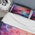 thumbnail image 4 of Designart "Radiant Spectrum Opt Art painting II" Abstract Bedding Covert Set - Op Art Multi-Color Modern Bed Set With 1 Sham, 4 of 6