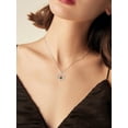 thumbnail image 3 of Dorunmo Heart Necklace 925 Sterling Silver Rose Necklace May Birthstone Wedding Graduation Jewelry for Mom Women, 3 of 10
