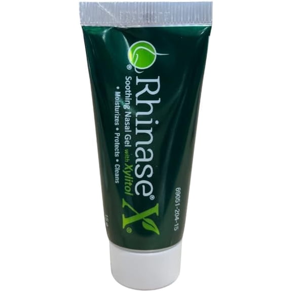 Rhinase X Allergy Relief Lubricating Nasal Gel – Dual Salt, Steroid-Free Formula for Moisture & Comfort | Ideal for Swimmers & CPAP or Oxygen Therapy Users | Safe for Children | 15g