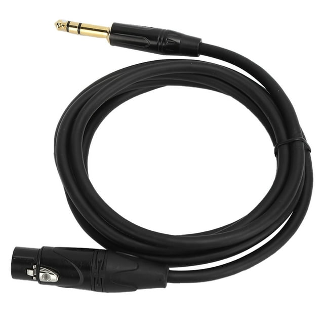 Domqga JORINDO XLR Female To 1/4in 6.35mm Jack Balanced Signal Interconnect Cable Microphone Cord,Microphone Cable,Balanced Signal Cable