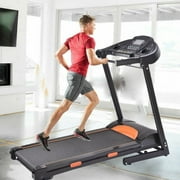 Folding electric treadmill1000W treadmill running machine Electric Motorized Power electric treadmills on sale 110V with LED display screen