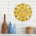 thumbnail image 7 of 10 Inch Mardi Gras Wall Clock, Silent Non Ticking Battery Operated Round Clock for Kitchen Office School Home Decorative, 7 of 7