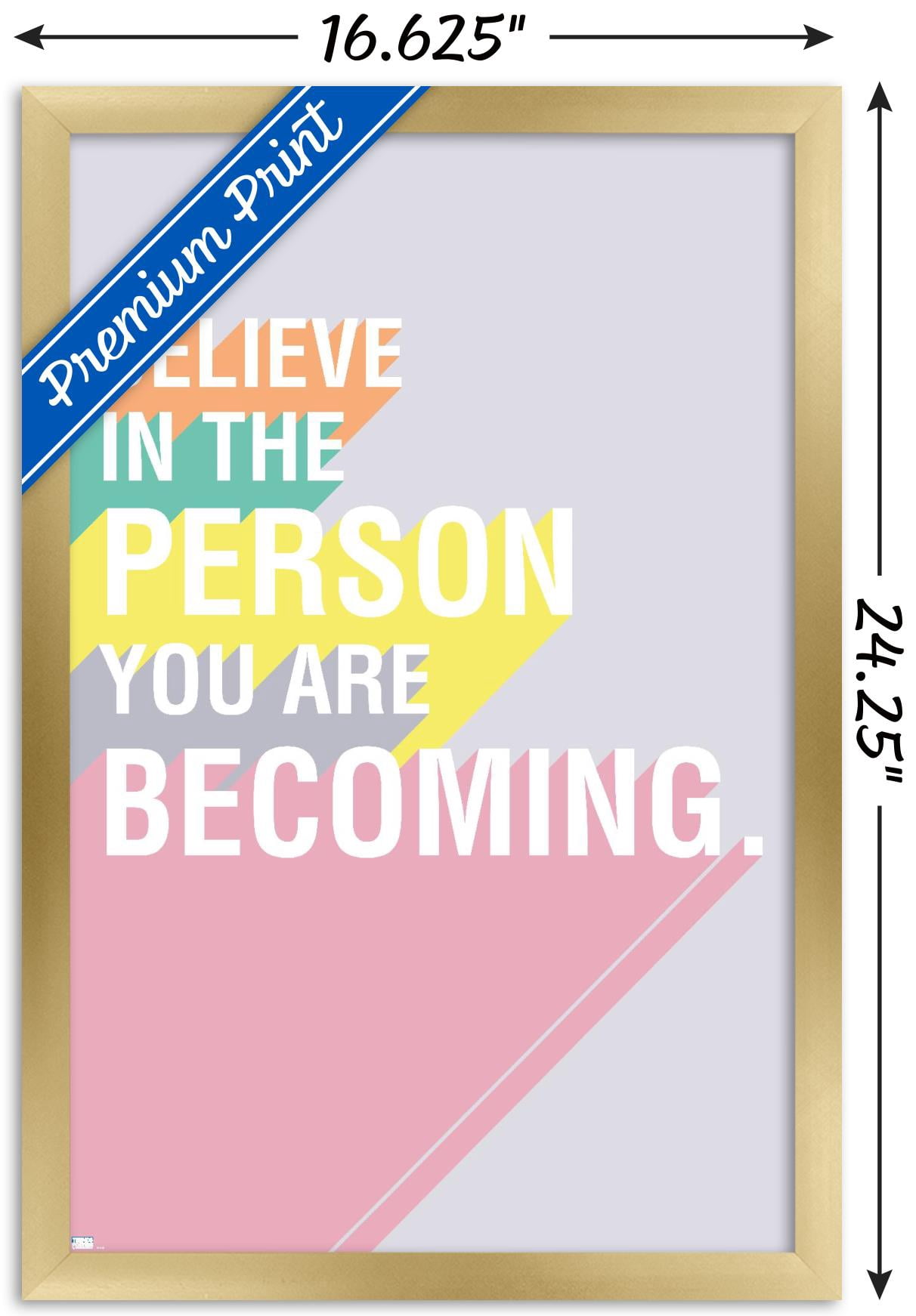 Jenny Redman - Believe Wall Poster, 14.725" x 22.375", Framed