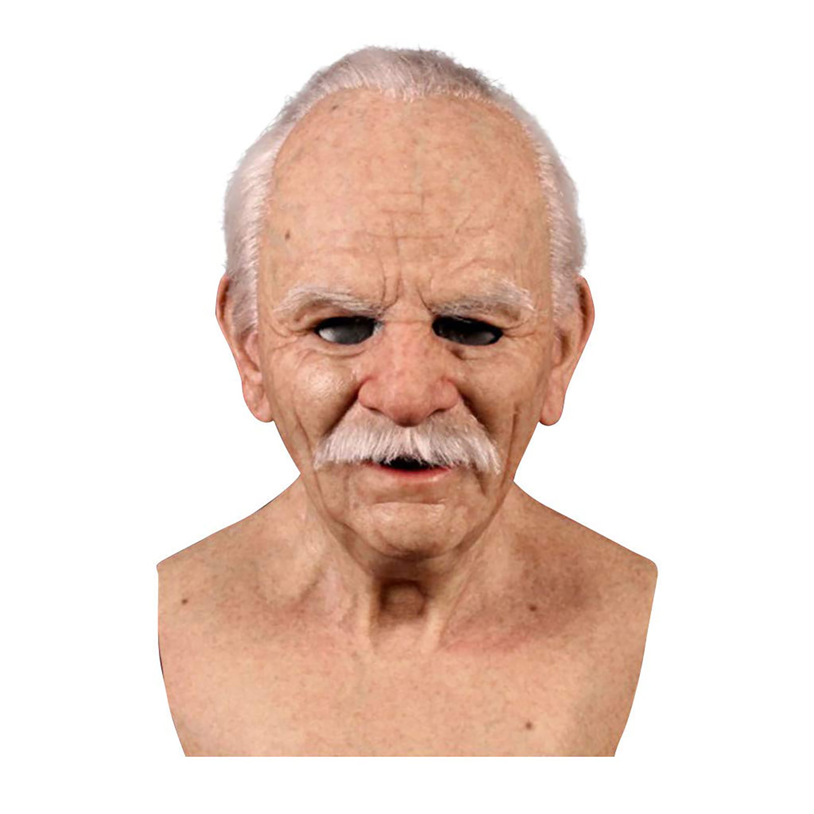 Jasmine Old Bald Man Face Sheild-Latex Grandpa Realistic Head Cover  Halloween Prop (C2) | Walmart Canada