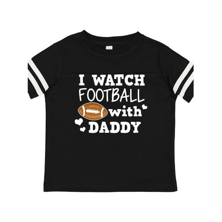 

Inktastic I Watch Football with My Daddy Gift Toddler Boy or Toddler Girl T-Shirt