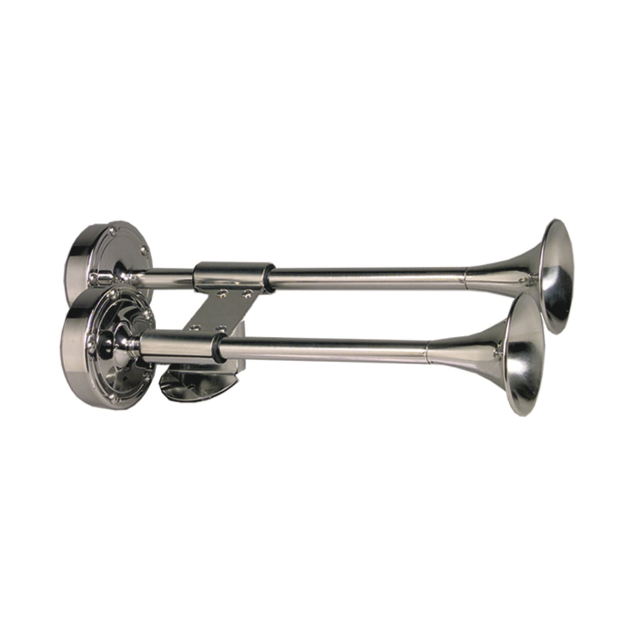 正規品! Viking Horns Four Trumpet Air Horn Chrome Low Pitch Extremely Loud  152dB V310
