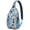 Marine Adorable Crab-8, variant on Casual Sling Bag Hiking Casual Sport Daypack Starry Night Sky, Moon, Aurora () Travel Backpack Hiking Bag for Women Men