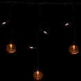 thumbnail image 4 of Northlight LED Lighted Pumpkin Halloween Curtain Icicle Lights - Orange - 5.25' Black Wire - 25ct, 4 of 7