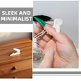 thumbnail image 3 of Miangastore 10Pcs Plastic Ceiling Light Clips for Flush Mount Lamp Installation Secure Light Shade Fixed Buckle for Recessed Lighting Fixtures White, 3 of 8