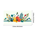 thumbnail image 1 of Colorful Floral Illustration Banner Garden Background Backdrop Birthday Party Wedding Celebration Photography Props Spring Decor Botanical Elements, 1 of 4