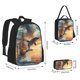 thumbnail image 2 of Fotbe Sailing Dancing Dolphin Set Escolar 3 en 1 para Niños - Mochila Duradera con Lonchera Aislante y Estuche para Lápices - Mochila Escolar para Niños y Niñas, 2 of 7