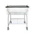 thumbnail image 1 of Carrito de lavandería con ruedas, estante de almacenamiento con ruedas, cesta de ropa versátil, carrito para colgar ropa, cesto para ropa sucia, 1 of 8