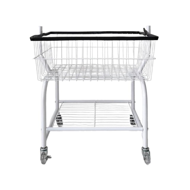 Carrito de lavandería con ruedas, estante de almacenamiento con ruedas, cesta de ropa versátil, carrito para colgar ropa, cesto para ropa sucia