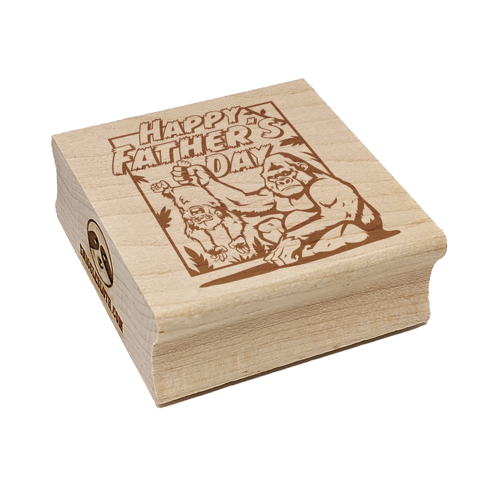 Sniggle Sloth Happy Fall Y’all Rubber Stamp - 1.75in Craft Stamp For Cards, Journals, Scrapbooking & DIY Projects - View #4