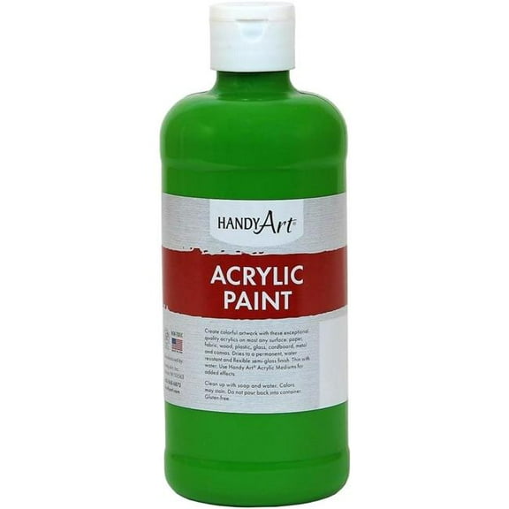 Handy Art 101-110 16 oz Student Acrylic Paint, Light Green
