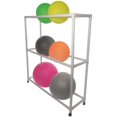 thumbnail image 5 of Champion Sports Ball Storage Cart, White, 62 Inch L X 18.5 Inch W X 67 Inch H, 5 of 6