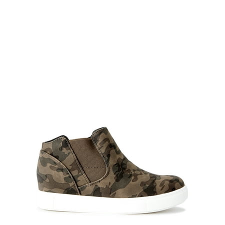 time and tru wedge booties