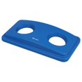 Recycling Lid, Blue Plastic, for Bottles/Cans, Compatible with 23
