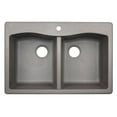 thumbnail image 3 of Swan Granite 32'' x 19.25'' Double Basin Drop-In Kitchen Sink, 3 of 3