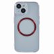thumbnail image 3 of For iPhone 14 Case Compatible with MagSafe CD Vein TPU Acrylic Phone Cover - Green, 3 of 5