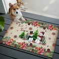 thumbnail image 3 of Bathroom Rugs 2x3 Ft, Christmas Non Slip Area Rugs for Kitchen Bedroom Entryway, Snowman Snowflake Xmas Tree Winter Vintage Washable Carpet Runner Rug Floor Mats for Bedroom Home Decor, 3 of 9