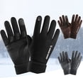 thumbnail image 1 of Ganfancp Guantes Cortavientos Unisex para Exteriores Guantes de Terciopelo Winter Screen Plus Liquidación Ventas Hoy Ofertas Prime 2X Guantes, 1 of 2