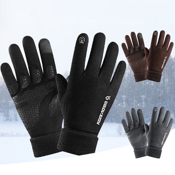 Ganfancp Guantes Cortavientos Unisex para Exteriores Guantes de Terciopelo Winter Screen Plus Liquidación Ventas Hoy Ofertas Prime 2X Guantes