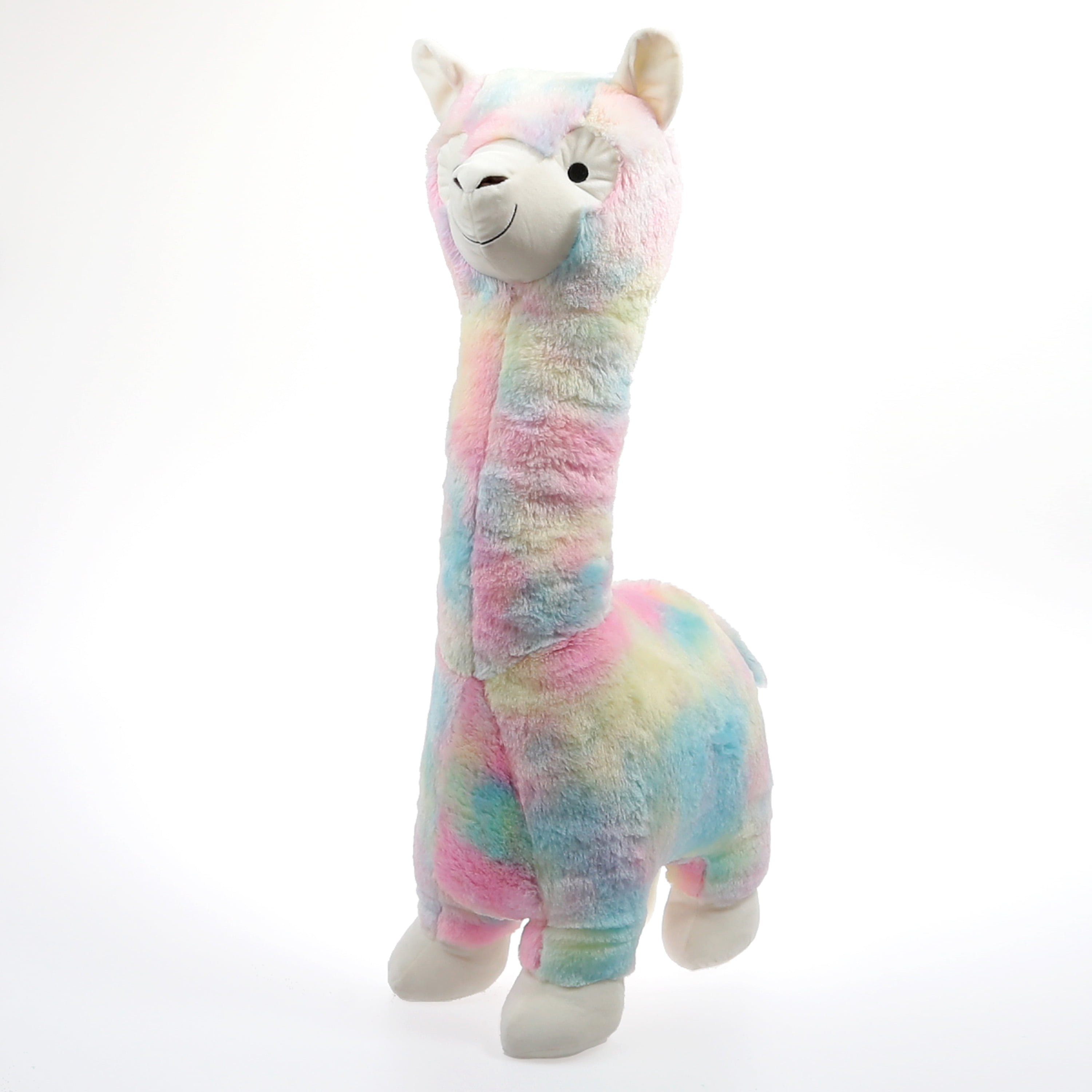 giant stuffed rainbow llama