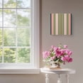 thumbnail image 4 of Framed Canvas Wall Art for Living Room Sage Green Striped Wall Decor, Geometric Pink Stripes Aesthetic Paintings for Bedroom Office Kitchen Bathroom, Ready to Hang Artwork Wall Pictures 8x8 Inch, 4 of 9