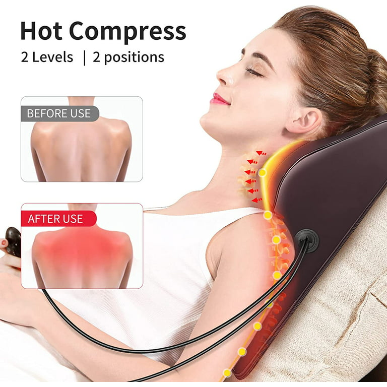 Office Electric Cervical Neck Massager Relax Body Shoulder Musle Relief  Pain US