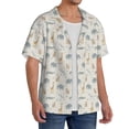 thumbnail image 2 of Naloa African Animals Men's Loose Fit Cuban Collar Short-Sleeve Shirt, Hawaiian Shirts, Mens Shirts Casual for Everyday Wear Outings-3X-Large, 2 of 5