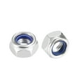 thumbnail image 5 of M8 x1.25mm Nylon Insert Hex Lock Nuts, Carbon Steel White Zinc Plated 20pcs, 5 of 5