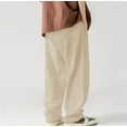 thumbnail image 3 of BLCHUNen Sweatpants for Men Drawstring Elastic Waist Corduroy Outdoor Daily Casual Active Athletic Sports Pants, 3 of 7