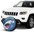 thumbnail image 2 of Kll Great White Shark Tire Cover,Universal Wheel Tire Cover For Trailer, Rv, Suv, Truck,Camper And Many Vehicle,(17 Inch), 2 of 7