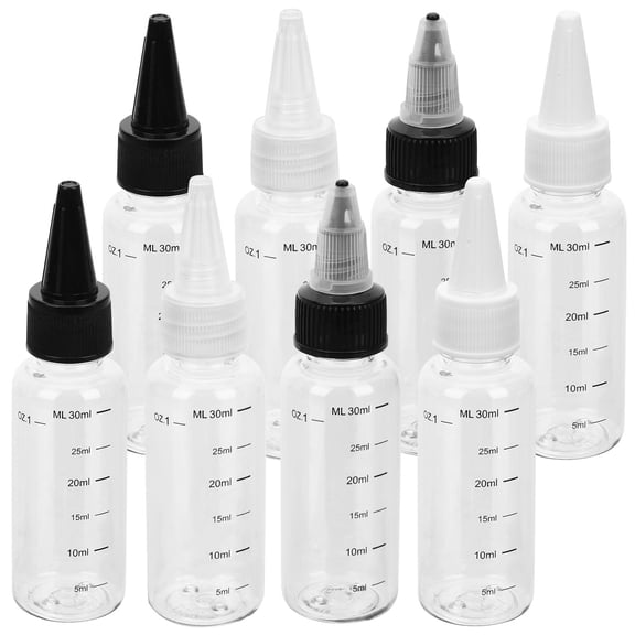 ULTNICE 8Pcs Container Squeeze Bottles Refillable for Condiments Lotions and Liquids Suitable for Adults