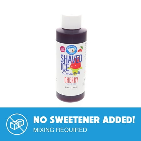 

Hypothermias Cherry Snow Cone Unsweetened Flavor Concentrate 4 fl. oz. Size (Makes 1 Gallon of Syrup with Sugar and Water Added)