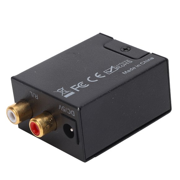 Adapter, Portable Digital To Analog USB Adapter Black Aluminum Alloy For Computer For Notebook For PC