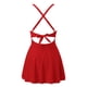 thumbnail image 4 of WILLBEST Traje de Baño de Natación para Mujer, Traje de Baño de Una Pieza con Falda Recortada y Cuello En V, Cruzado con Lazo En La Espalda, Trajes de Baño, 4 of 4
