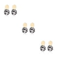 thumbnail image 4 of Pendientes colgantes Minnieouse accesorios geométricos para mujer Acrílico Blanco/Negro/Café claro/Café oscuro/Rosa amarillo/Rosa Azul, 4 of 6