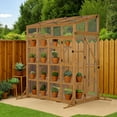 thumbnail image 2 of MCombo Wooden Walk-In Greenhouse with Acrylic Panels, Large Greenhouse for Outdoors with Openable Roof Vents with Lockable Door, G727, 2 of 9