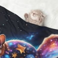 thumbnail image 2 of Pofeuu Colorful Star River Squirrel Print Puppy Blanket,Dog Blankets,Pet Blanket Cozy Cat Blankets for Indoor Cats, Fuzzy Pet Blanket for Kitten Doggy Dog Blankets-Large, 2 of 8