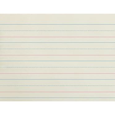Zaner-Bloser Handwriting Paper, 10-1/2 x 8 Inches, Grade K, 500 Sheets