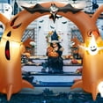thumbnail image 3 of Costway 8 Ft Tall Halloween Inflatable Dead Tree Archway Decor w/ Bat Ghosts & LED Lights, 3 of 11