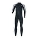 thumbnail image 2 of Traje de baño de cuerpo completo elástico con cremallera frontal, transpirable, para buceo Hombres L, 2 of 9